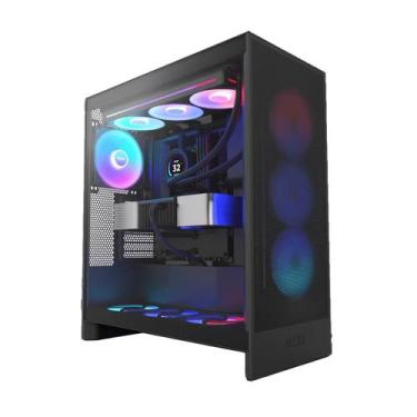 Imagem de Gabinete Gamer NZXT H7 FLOW Lateral de Vidro Temperado E-ATX/ATX/MICRO