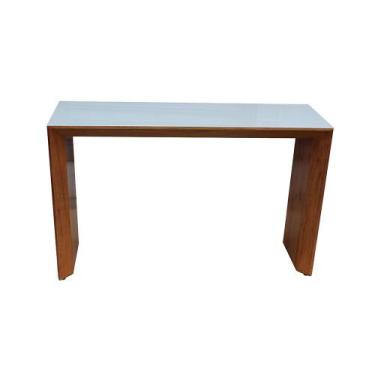 Imagem de Aparador Perola Tampo Off White com Estrutura Cinamomo 126 cm - 60563 