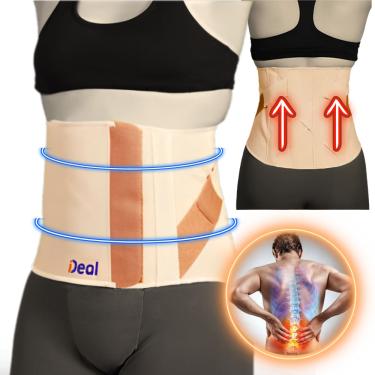 Imagem de Colete Cinta Lombar Putti Baixo Flexível Ortopédico Costas