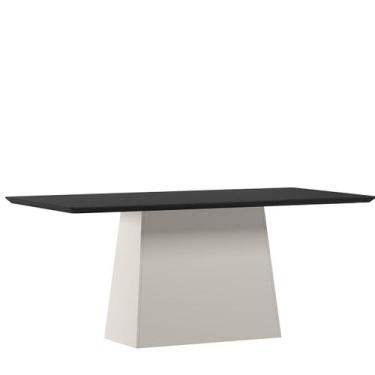 Imagem de Mesa Jantar Retangular 180 x 90 Com Vidro 3mm Lily Sem Cadeiras - Off 