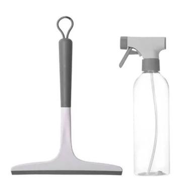 Imagem de Kit Borrifador Spray 500ml E Rodo Multiuso Cabo Silicone - Ou