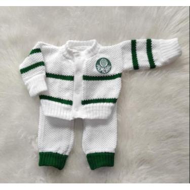 Imagem de Conjunto De Tricô Personalizado Do Palmeiras Para Bebê - baby kids bh