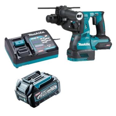 Imagem de Martelete Combinado 28mm 40V XGT HR001 Bat 2.5Ah Makita 220v