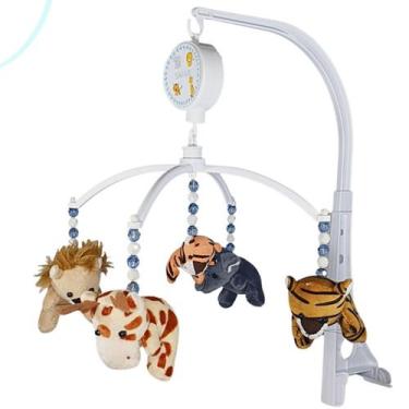 Imagem de Mobile Musical para Berço Safari Azul - Erich Baby