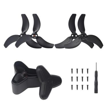 Imagem de Houjunor 4 PCS 3032S Propellers for DJI Avata 2 and 1 PCS Propeller Storage Case, Low-Noise and Quick-Relase Blades Props Wings for Avata 2, Replacement Spare Drone Accessories