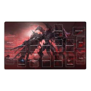 Imagem de New Mlikemat Playmat Destiny Hero - Plasma TCG CCG OCG Trading Card Game Mat with Zones + Free Bag (ZD014-452-A)