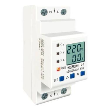 Imagem de Relé Protetor Tensão E Corrente Ac 60a 85/300v C/wattímetro - Tomzn