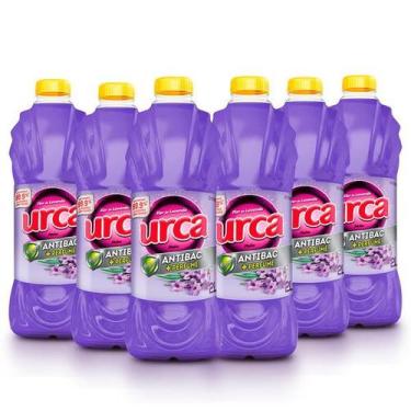 Imagem de Kit 6 Desinfetante Urca Flor de Lavanda 2l