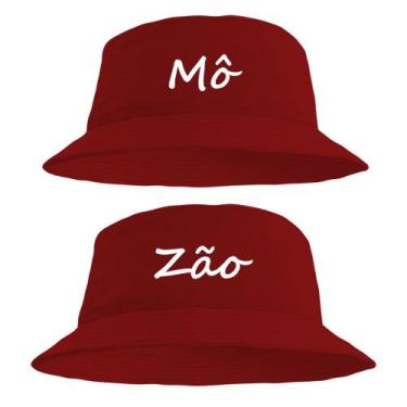 Imagem de Kit Casal Chapéu Bucket Hat Estampado Mozao - MP Moda Masculina, Único