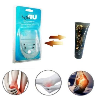 Imagem de Calcanheira Ortopédica Magnética Fascite Plantar, Esporão Ósseo no Cal