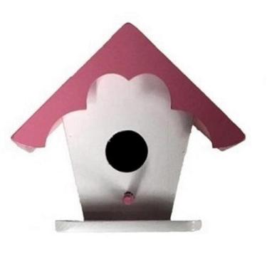 Imagem de Casinha Telhado Madeira - Cia dos Ninhos, Rosa