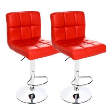 Imagem de Kit 2 Banqueta Cozinha Americana Bistro Giratória Alta - Best