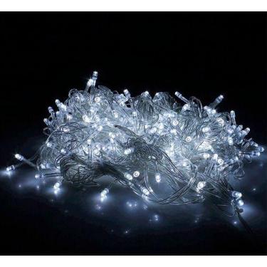 Imagem de Cordão De Led 7.5 Metros Decorativo 200 Leds Pisca-pisca - Mrvendas, R