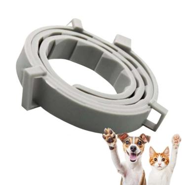 Imagem de Coleira Anti Pulga Gato Cao Cachorro Pet Carrapato Leishmaniose Kit 3 Uni. Canino Felino Tamanho Eficaz Resistente Ajustavel Proteção