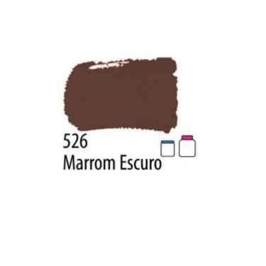 Imagem de Tinta Pva Fosca para Artesanato 500ml - Acrilex, 526 - MARROM ESCURO