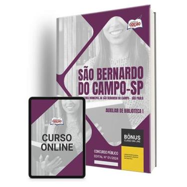Imagem de Apostila Prefeitura de São Bernardo do Campo - SP 2024 - Auxiliar de B