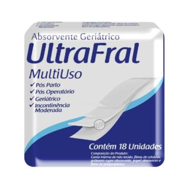 Imagem de Absorvente Geriátrico Multiuso Ultrafral - Pacote com 18 Unidades