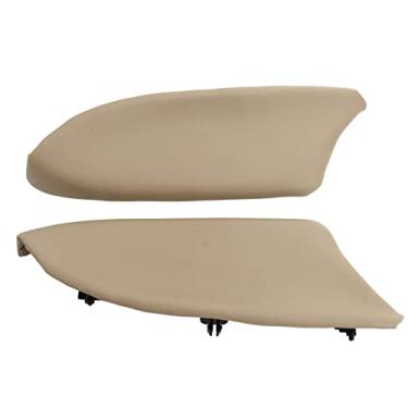 Imagem de Capa da Maçaneta da Porta Dianteira do Carro, Almofada da Tampa do Apoio de Braço, Capa Protetora do Painel Esquerdo e Direito para Sedan 2018-2012, Cinza (Bege)