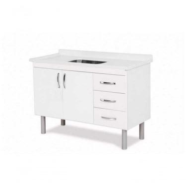 Imagem de Gabinete Cozinha Toquio 116cm Branco - Rorato