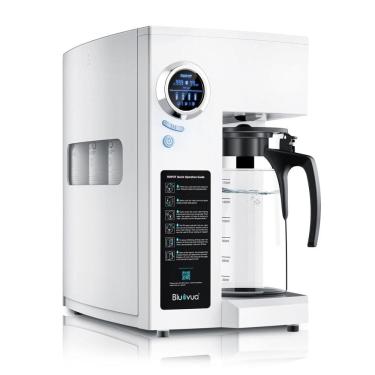 Imagem de Filtro de Água de Bancada sem Instalação 1,7L com Osmose Reversa de 6 Estágios e UV, 110V Bluevua RO100ROPOT-UV, Branco