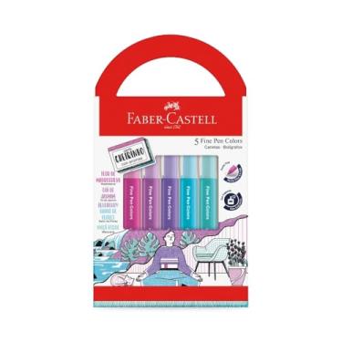 Imagem de Caneta Ponta Porosa Fina com Cheirinho Faber-Castell, Fine Pen Colors Relaxa & Reequilibra, 0.4 - FPB/ES5RRZF