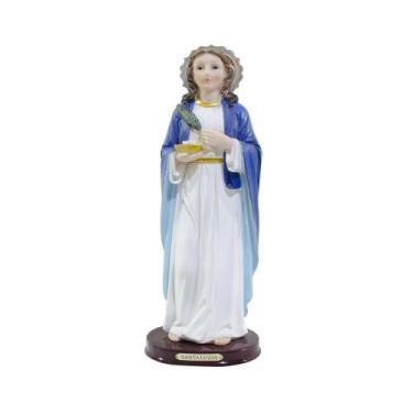 Imagem de Santa Luzia Enfeite De Resina 32 Cm - Generica