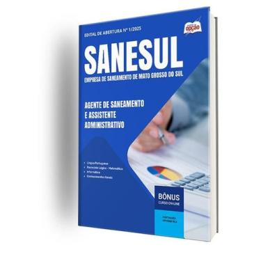 Imagem de Apostila SANESUL  - Agente de Saneamento e Assistente Administrativo -