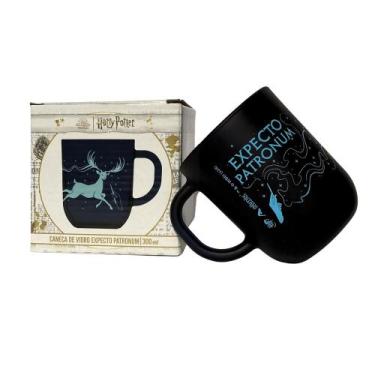 Imagem de Caneca de Vidro 300ml Harry Potter  Plataforma - Reliquias - Marca da 