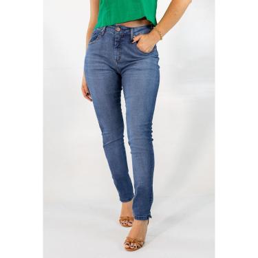 Imagem de Calça Jeans Skinny Feminina Básica Alta Elastano Anticorpus-Feminino