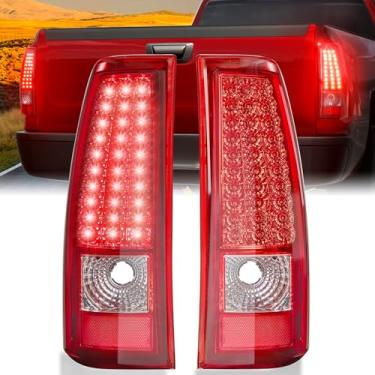 Imagem de SPBREW Conjunto de luzes traseiras de LED adequado para Chevy Silverado 1999 2000 2001 2002, luzes traseiras compatíveis com 99-02 Silverado 1999-2007 GMC Sierra Classic, lanterna traseira de caminhão