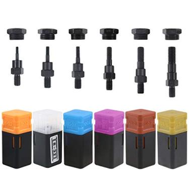 Imagem de Hilitchi — Peça sobressalente para rebitador e porca SAE 6 peças sortidas SAE 6-32 8-32 10-24 1/4-20 5/16-18 3/8-16