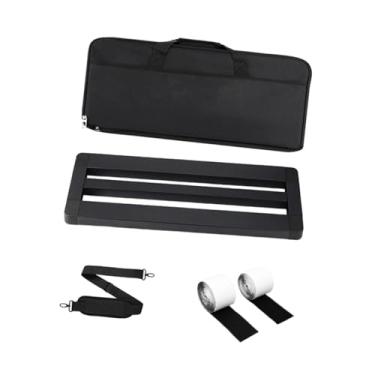 Imagem de Dynwave Guitar Pedal Board Metal Effect Pedalboard Multifuncional Leve com Bolsa de Transporte Baixo Pedalboard para Guitarra Baixo Suprimentos, BD4