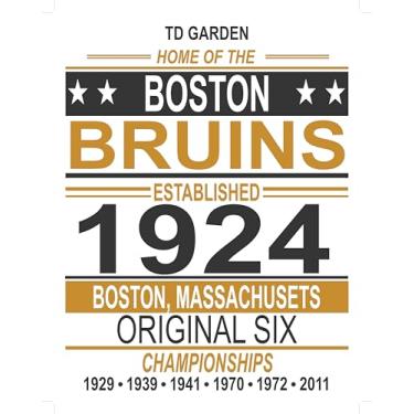 Imagem de TnT Prints Pôster esportivo Boston, decoração de parede Bruins, decoração de parede Boston Celtics - arte de parede Boston Red Sox - conjunto sem moldura de 4 (28 x 35)