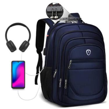 Imagem de Mochila Escolar Grande Masculina Executiva Trava Com Senha - M3M, G, A