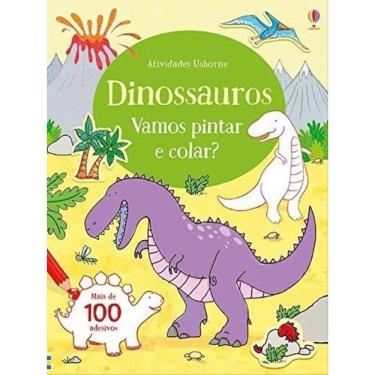 Imagem de Dinossauros - Vamos Pintar E Colar?