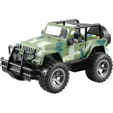 Imagem de Zippy, Carrinho de Brinquedo Off-Road 4×4 com Fricção Equipado com Luzes e Som 1:16 Jipe— Verde