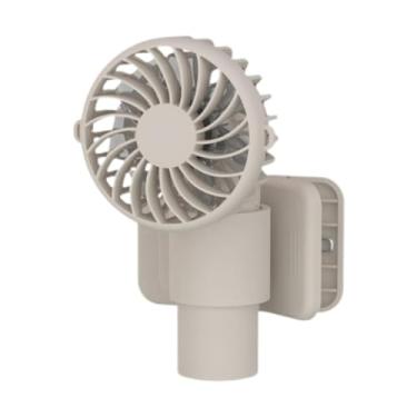 Imagem de XLWLLNJ Clip no ventilador de resfriamento de fã Presente de 3 velocidades Tabela de ajuste Mini fã de mesa pessoal para pesca de cozinha Sport Working Quarto, Damasco