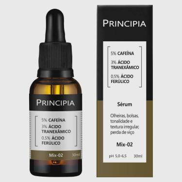 Imagem de Sérum facial principia cafeína 5% + tranexâmico 3% + ferúlico 0,5% MIX-02 30ML