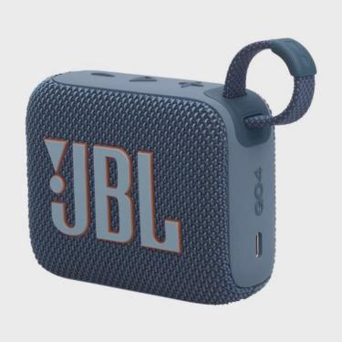 Imagem de Caixa De Som Portátil Jbl Go 4 Bluetooth 5.3 Potência 4.2W Azul