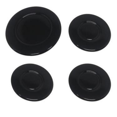 Imagem de Kit Tampinhas Espalhador De Chamas Fogão Cooktop 4 Bocas Fischer 1519 