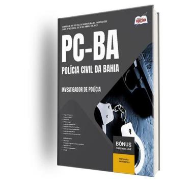 Imagem de Apostila PC-BA  - Investigador de Polícia - Apostilas Opção