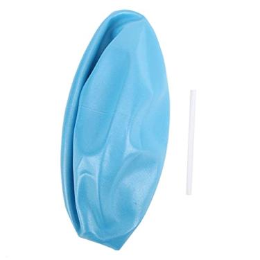 Imagem de 25 cm de ioga pesada ioga à prova de explosão da bola Pilates Pilates Fitness Balls para fortalecer os músculos Melhorando o equilíbrio Coordenação Flexibilidade Uso de ar livre (Azul)