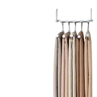 Imagem de Kit 3 Cabide Para Roupas Multiuso Reforçado Adulto Calça Saias Camisetas