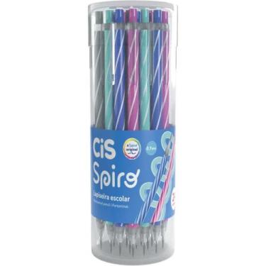 Imagem de Lapiseira 0.7MM CIS Spiro Cores Sortidas Pote com 24 Unidades - Sertic