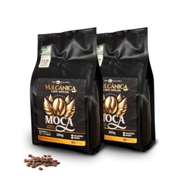 Imagem de Café Especial em Grãos Moca Loja Vulcânica 500g - Torra Média, Notas de Chocolate