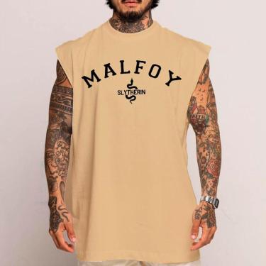 Imagem de Camiseta Regata Algodão Machão Oversized Abstract Geek Malfoy Arte-Unissex