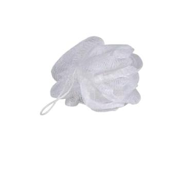 Imagem de 5 Unid Esponjas Bucha Para Banho Fofinha Nylon(Branca)