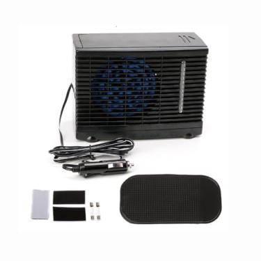 Imagem de Leolarmen Ventilador De Ar Condicionado Automotivo 12V, Resfriamento Portátil, Acendedor Cigarros, Mini Refrigerador Água Evaporativa