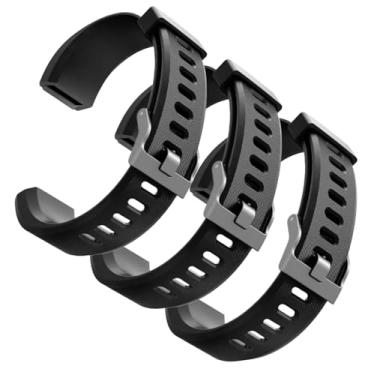Imagem de hoeslaw 3 pulseiras de relógio de substituição para ID115Plus HR, conjunto de pulseiras de relógio fitness para rastreador de atividades profissional muito adequado, pulseiras para relógio inteligente