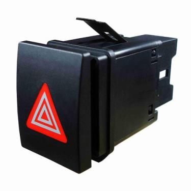 Imagem de Interruptor De Luz Emergência 12V VW 6Q0953235A - DNI 2194, Preto